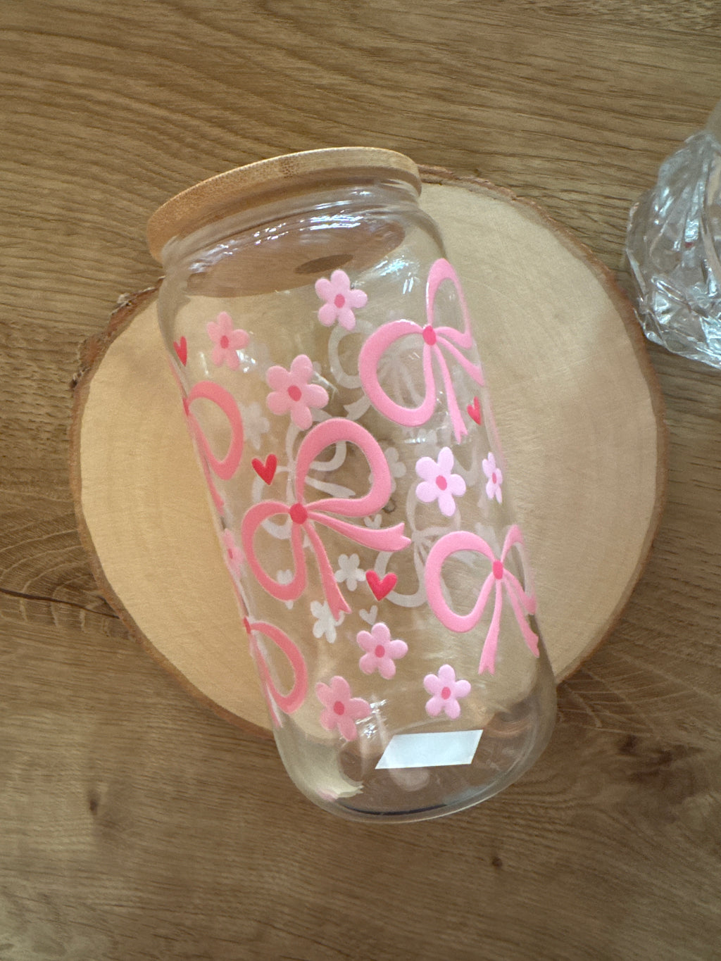 Vaso Maxi Lazos y Flores