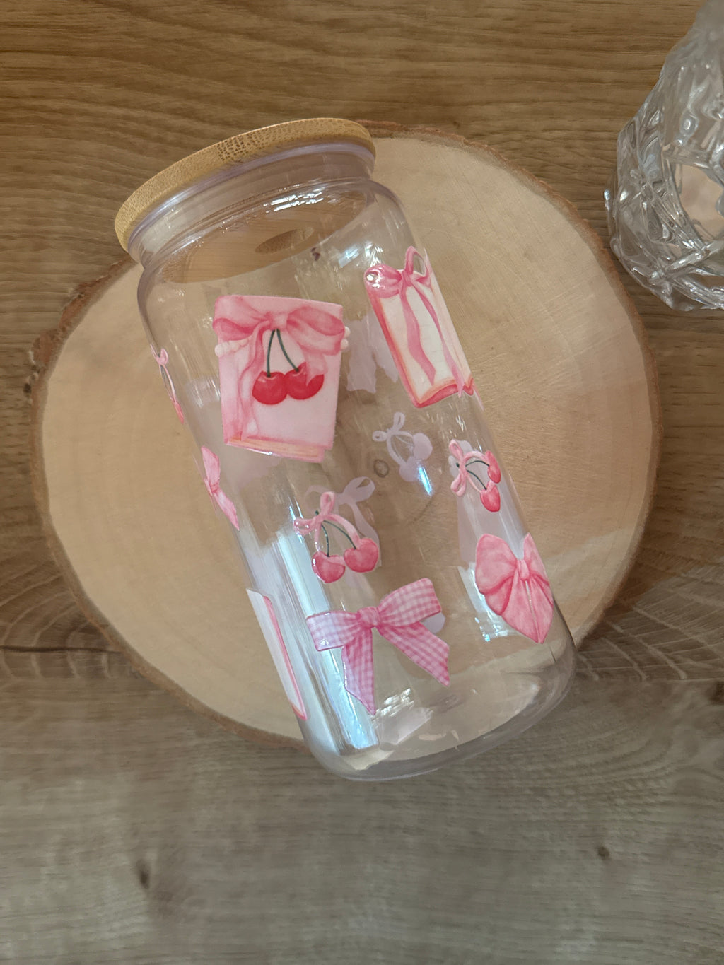 Vaso Libro y Cherries